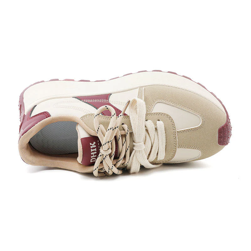 Damen Sportliche Plateau Sneakers mit atmungsaktiver Polsterung - Image 3