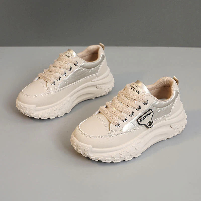 Damen Sportliche Plateau Sneakers mit rutschfester Laufsohle und atmungsaktivem Obermaterial - Image 6