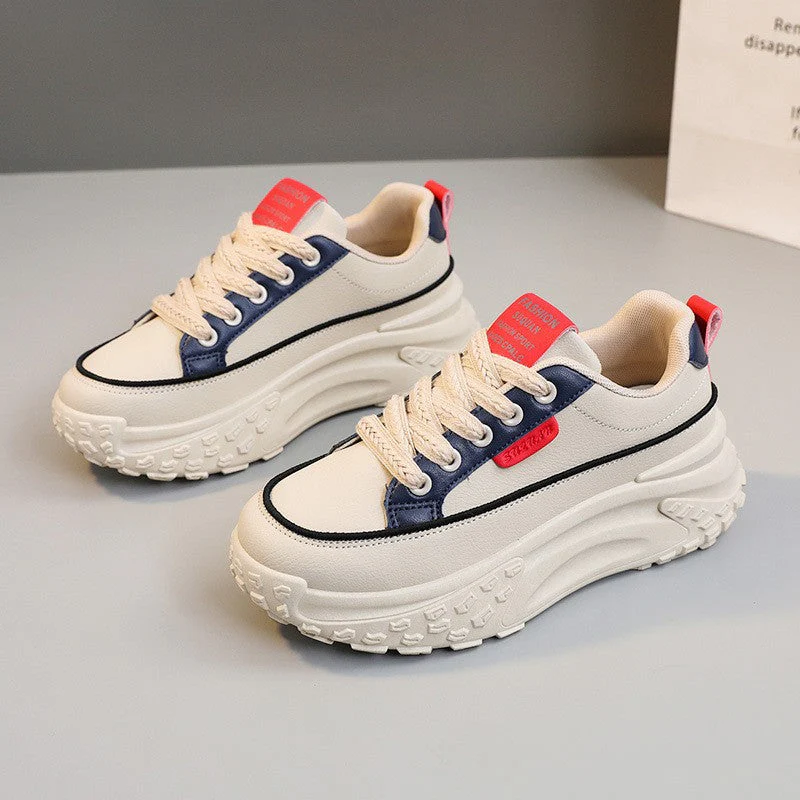 Damen sportliche Plattform Sneakers mit dämpfender Laufsohle und atmungsaktivem Obermaterial - Image 5
