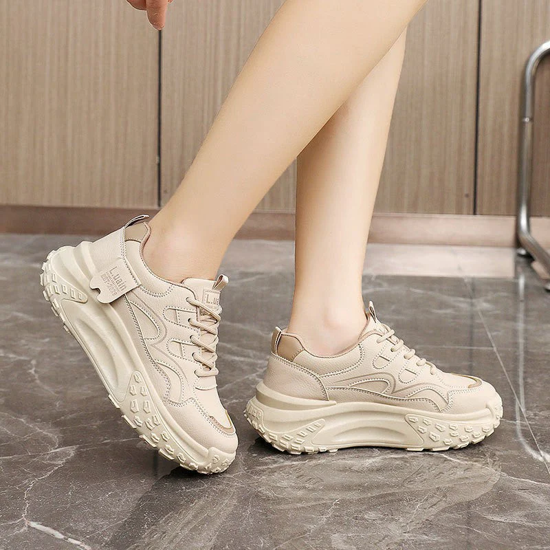 Damen Sportliche Plattform Sneakers mit dämpfender Sohle und atmungsaktivem Obermaterial - Image 2