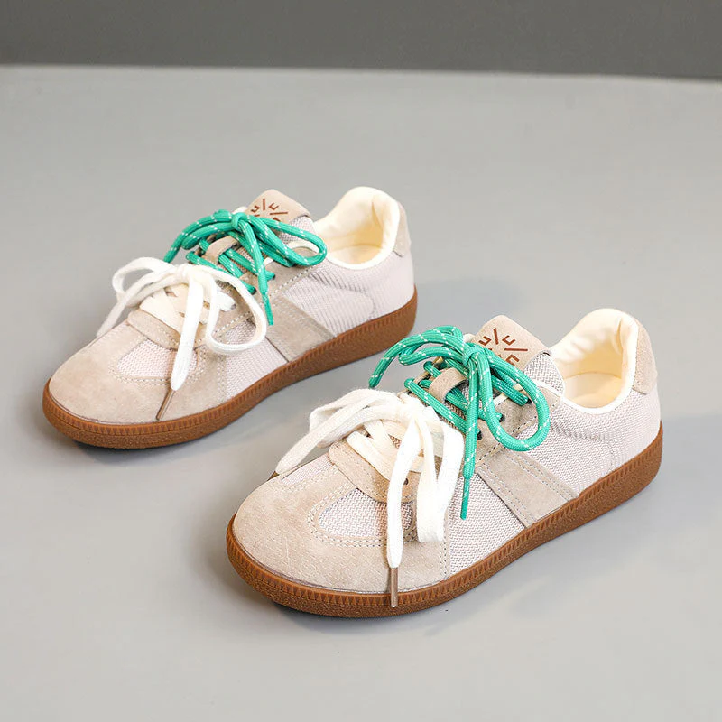 Damen Sportliche Sneaker aus strapazierfähigem Material mit atmungsaktiven Einsätzen