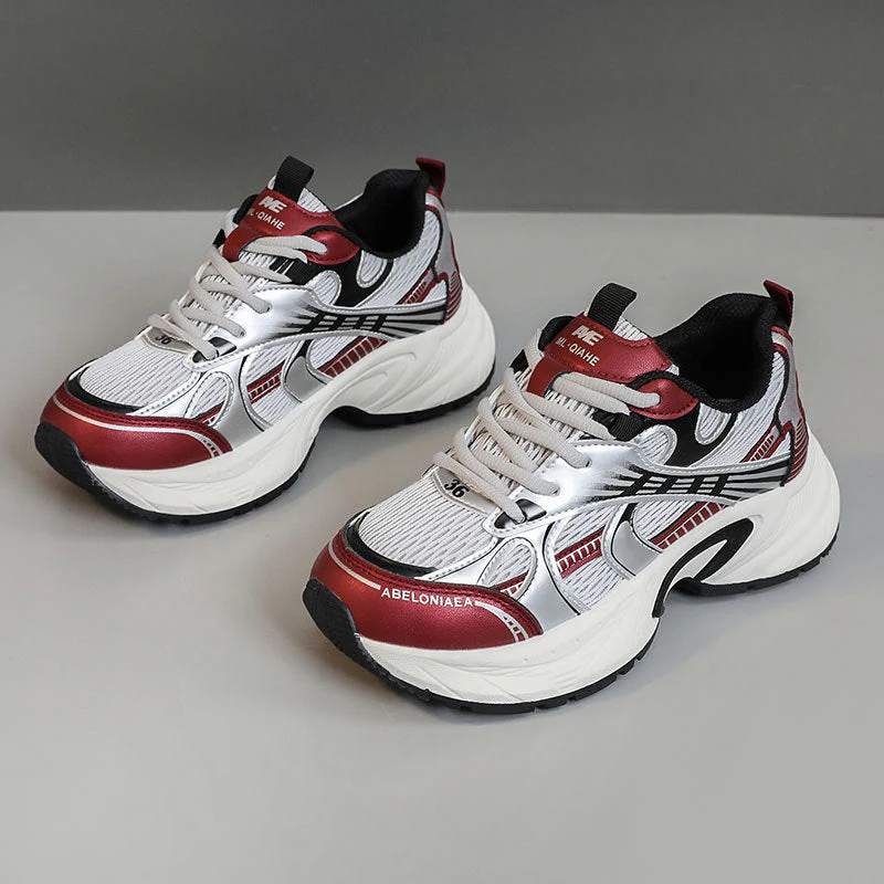 Damen Sportliche Sneaker mit atmungsaktivem Netz-Material und stoßdämpfender Sohle - Image 6