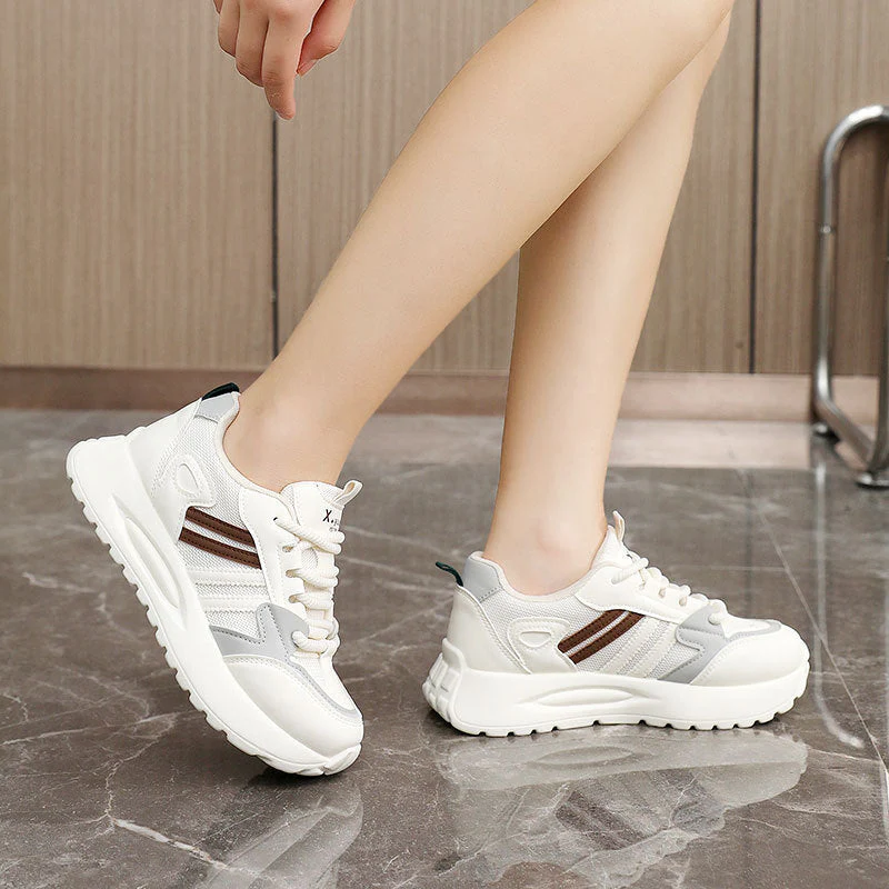 Damen Sportliche Sneaker mit atmungsaktivem Obermaterial und dämpfender Laufsohle - Image 3