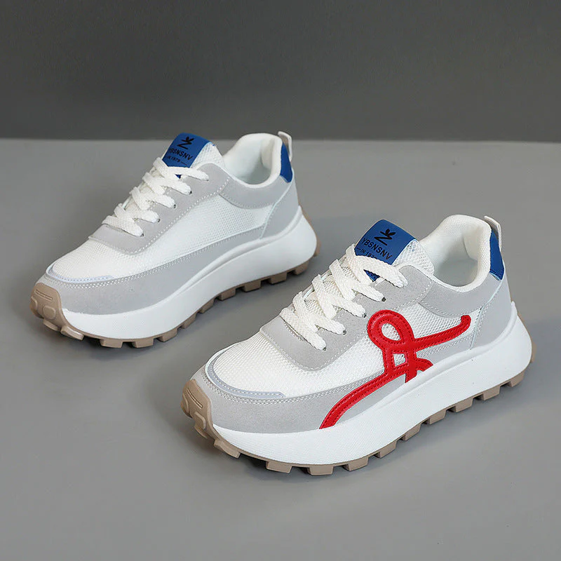 Damen Sportliche Sneaker mit atmungsaktiver Mesh-Oberfläche und dämpfendem Komfort