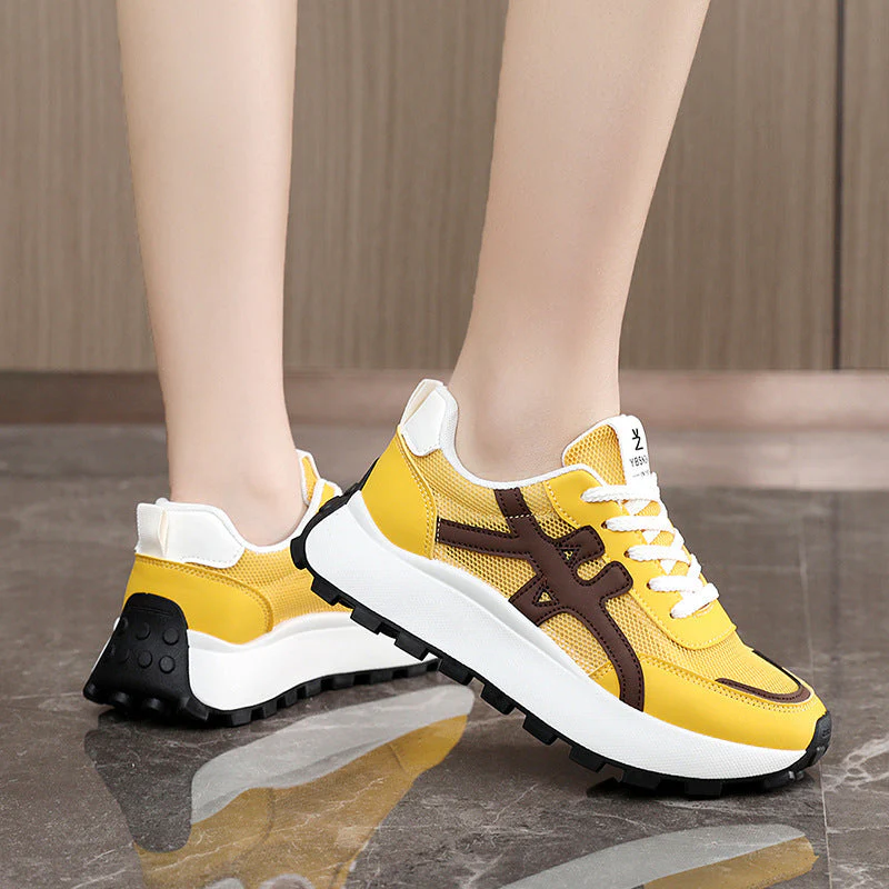 Damen Sportliche Sneaker mit atmungsaktiver Mesh-Oberfläche und dämpfendem Komfort - Image 2
