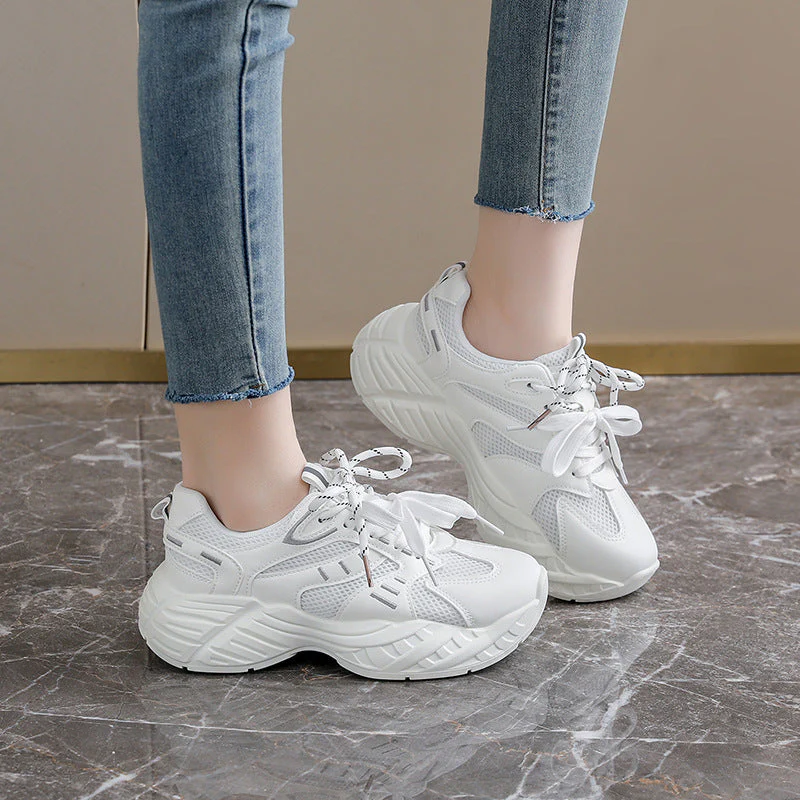 Damen Sportliche Sneaker mit atmungsaktiver Mesh-Oberfläche und dämpfender Sohle - Image 2
