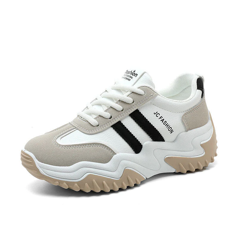 Damen Sportliche Sneaker mit atmungsaktiver Oberflächenstruktur und rutschfester Laufsohle - Image 4