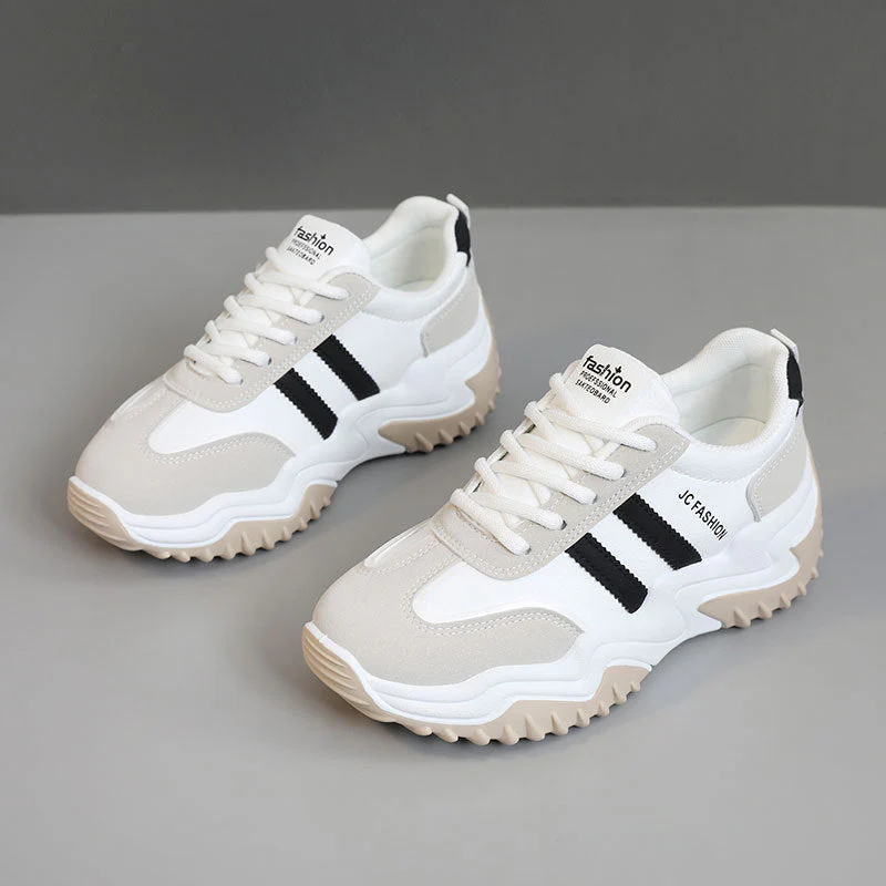 Damen Sportliche Sneaker mit atmungsaktiver Oberflächenstruktur und rutschfester Laufsohle - Image 5
