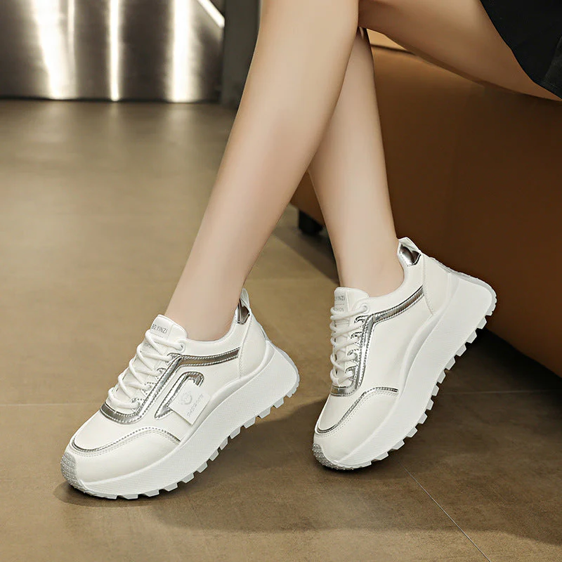 Damen Sportliche Sneaker mit futuristischem Design und gepolstertem Komfort - Image 2