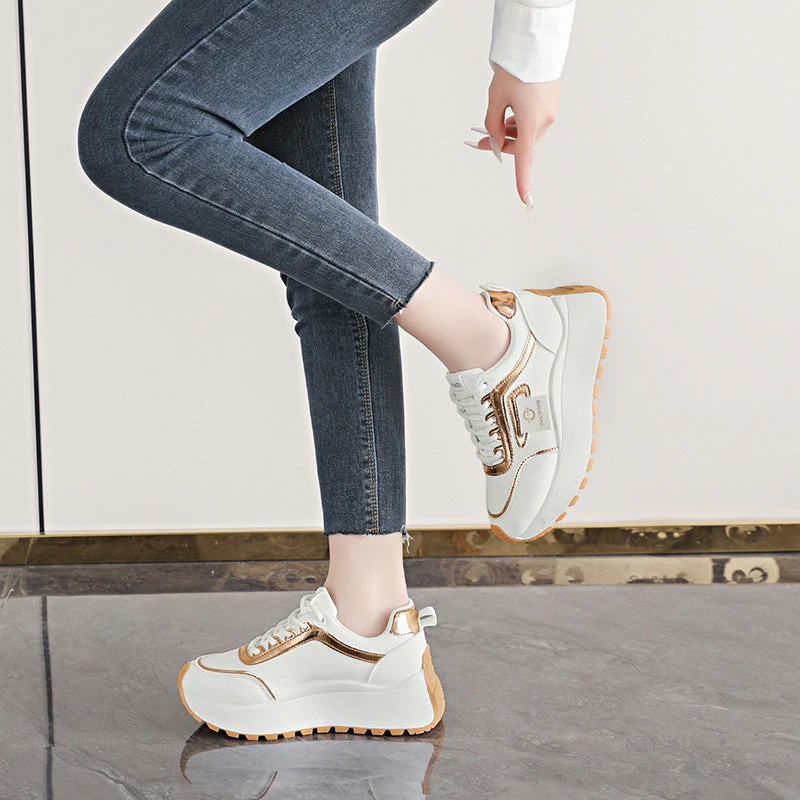 Damen Sportliche Sneaker mit futuristischem Design und gepolstertem Komfort - Image 3