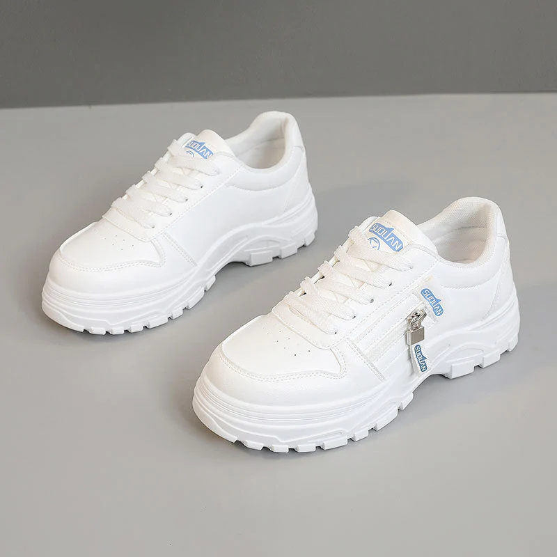 Damen Sportliche Sneaker mit praktischem Reißverschluss und rutschfester Sohle - Image 5