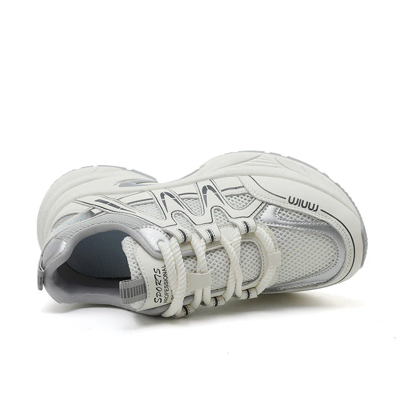 Damen Sportliche Sneakers mit atmungsaktivem Mesh-Obermaterial und dämpfender Laufsohle - Image 3