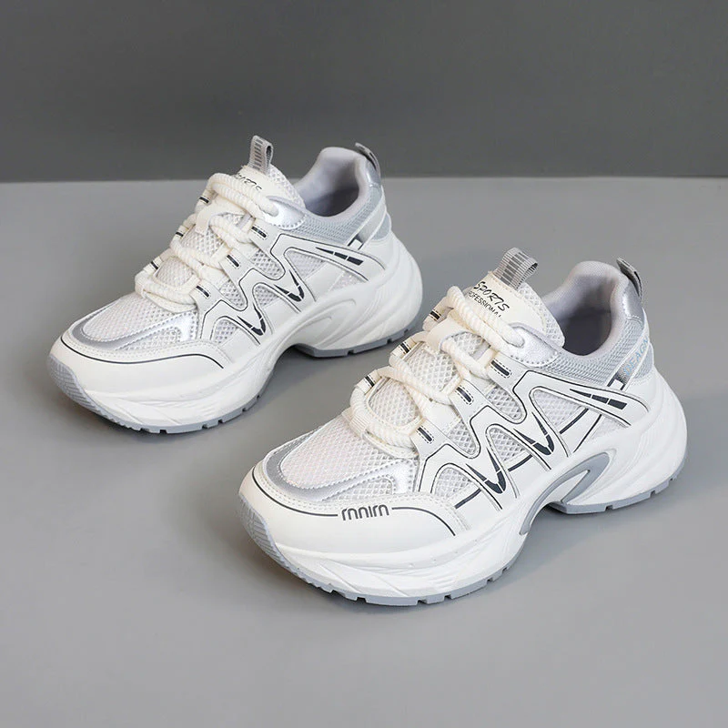 Damen Sportliche Sneakers mit atmungsaktivem Mesh-Obermaterial und dämpfender Laufsohle - Image 5