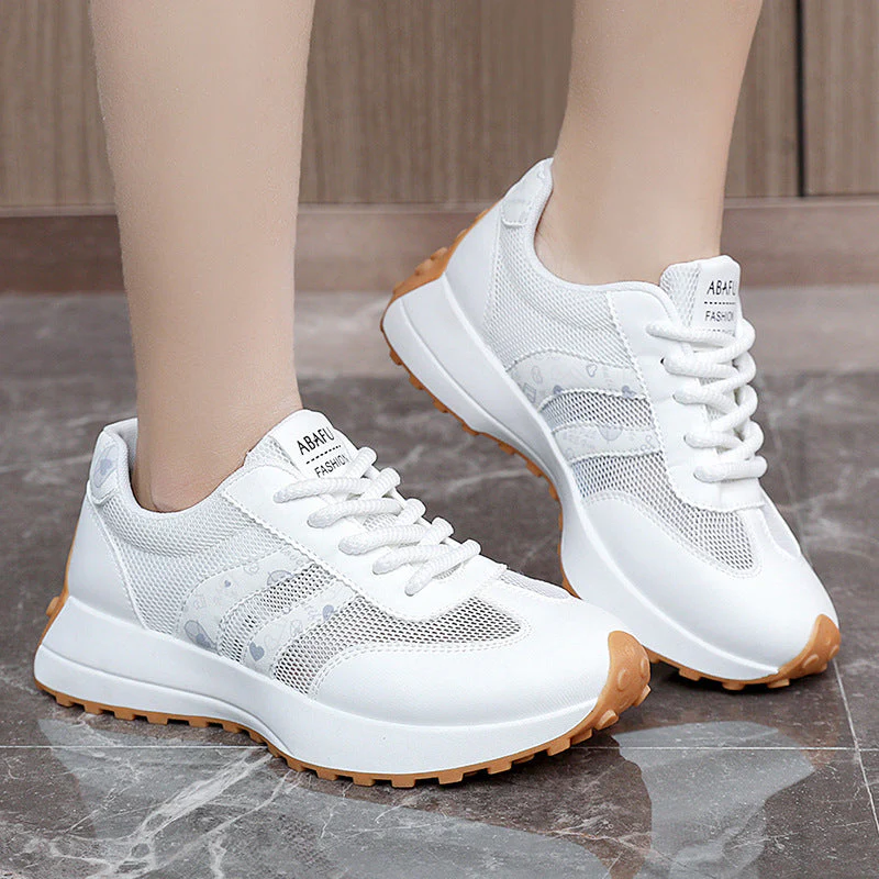 Damen Sportliche Sneakers mit atmungsaktivem Mesh-Obermaterial und flexibler Sohle - Image 2