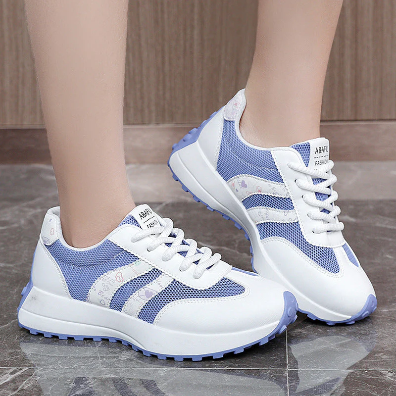 Damen Sportliche Sneakers mit atmungsaktivem Mesh-Obermaterial und flexibler Sohle - Image 3