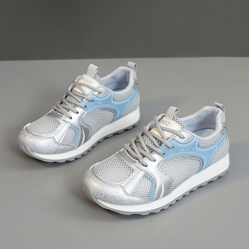 Damen Sportliche Sneakers mit atmungsaktivem Mesh-Obermaterial und stoßdämpfendem Fußbett - Image 2