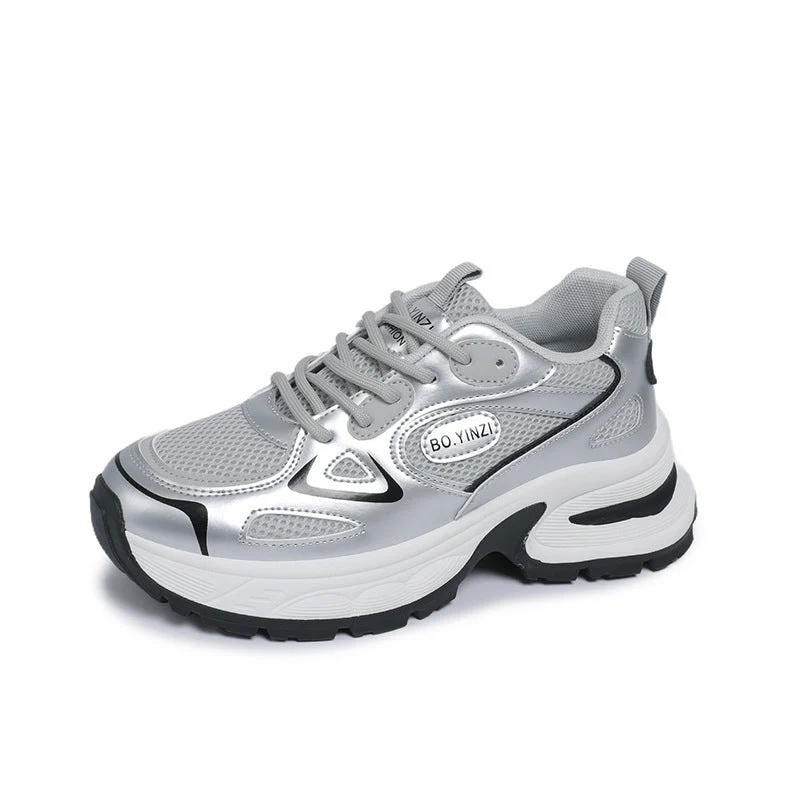 Damen Sportliche Sneakers mit atmungsaktivem Mesh-Obermaterial und stoßdämpfender Sohle - Image 6