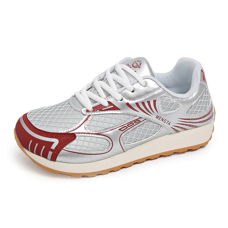 Damen Sportliche Sneakers mit atmungsaktivem Netzoberteil und flexibler Laufsohle - Image 6