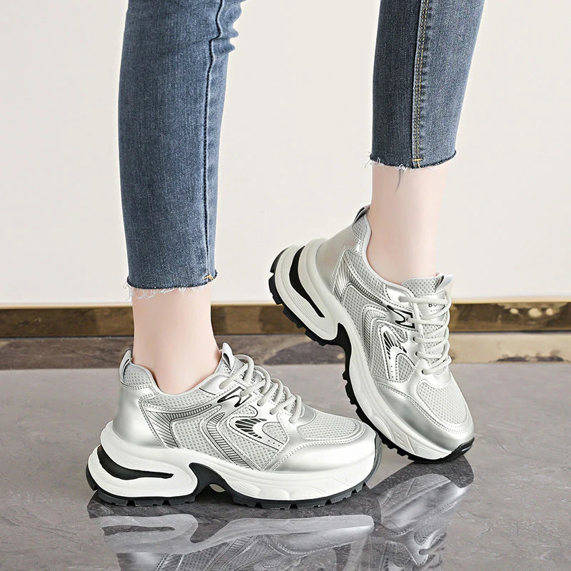 Damen Sportliche Sneakers mit atmungsaktivem Obermaterial und modernem Design - Image 3