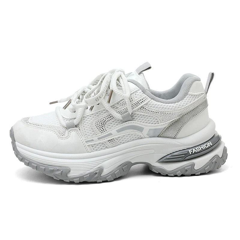 Damen Sportliche Sneakers mit atmungsaktivem Obermaterial und schockabsorbierender Sohle - Image 4