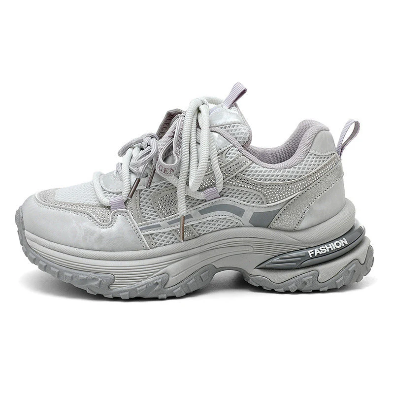Damen Sportliche Sneakers mit atmungsaktivem Obermaterial und schockabsorbierender Sohle - Image 6
