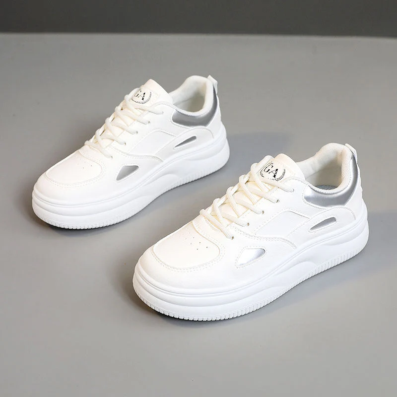 Damen sportliche Sneakers mit atmungsaktivem Obermaterial und stabiler Profilsohle - Image 2