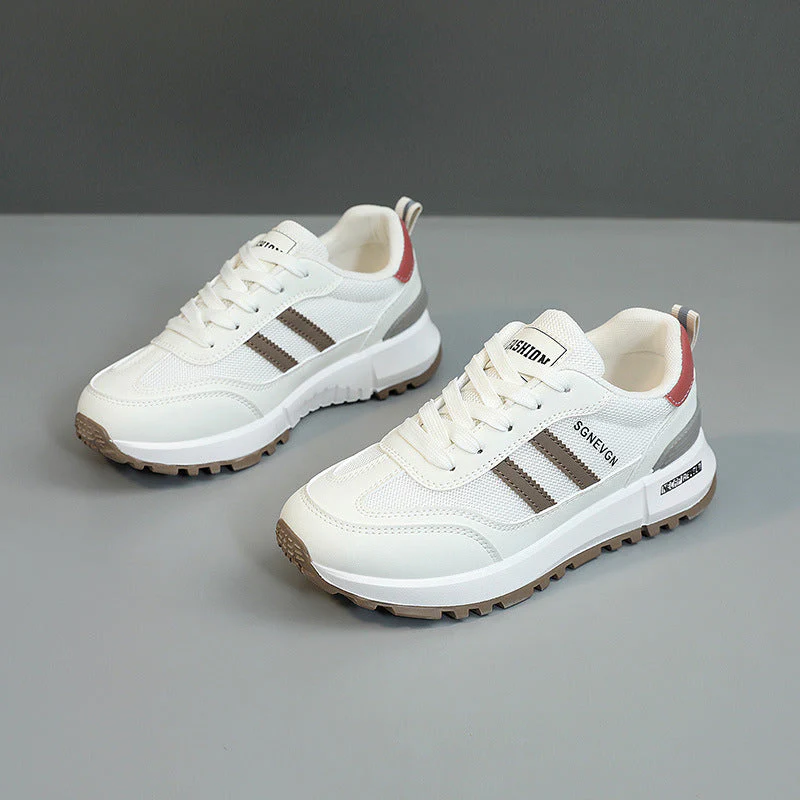 Damen Sportliche Sneakers mit atmungsaktiver Mesh-Oberfläche und dämpfender Laufsohle    1771555409