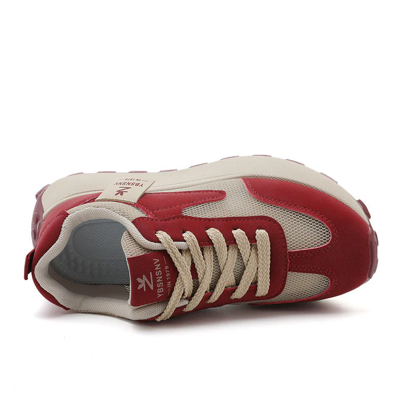 Damen Sportliche Sneakers mit atmungsaktiver Mesh-Oberfläche und dämpfender Laufsohle    1771555985 - Image 2