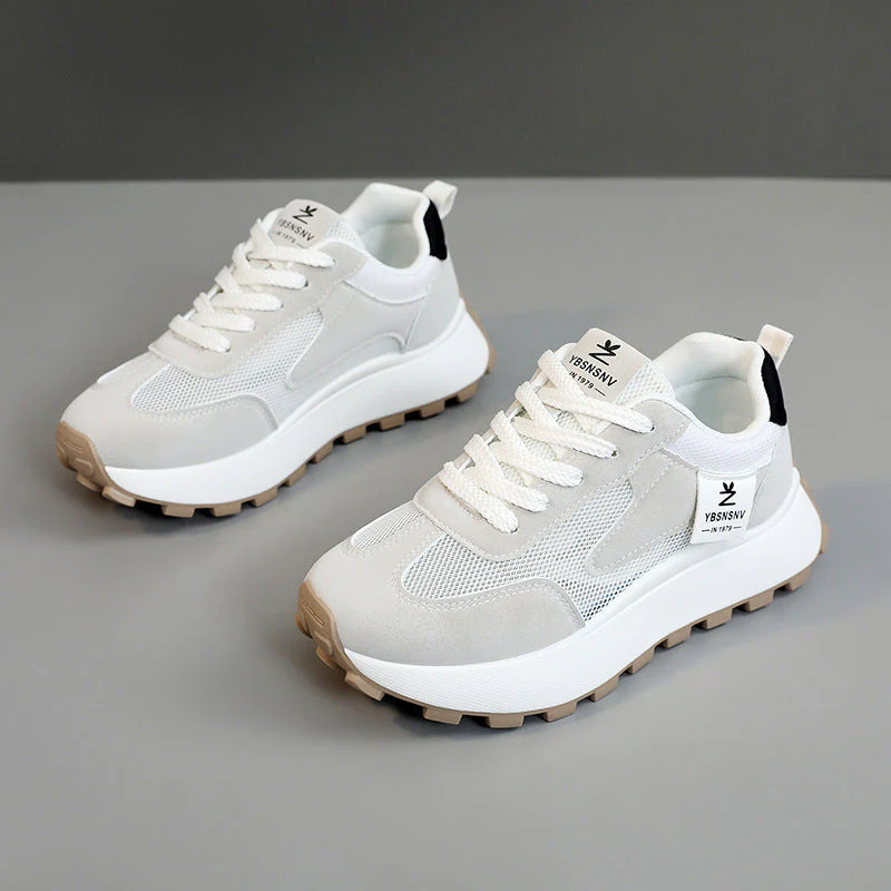 Damen Sportliche Sneakers mit atmungsaktiver Mesh-Oberfläche und dämpfender Laufsohle    1771555985 - Image 5