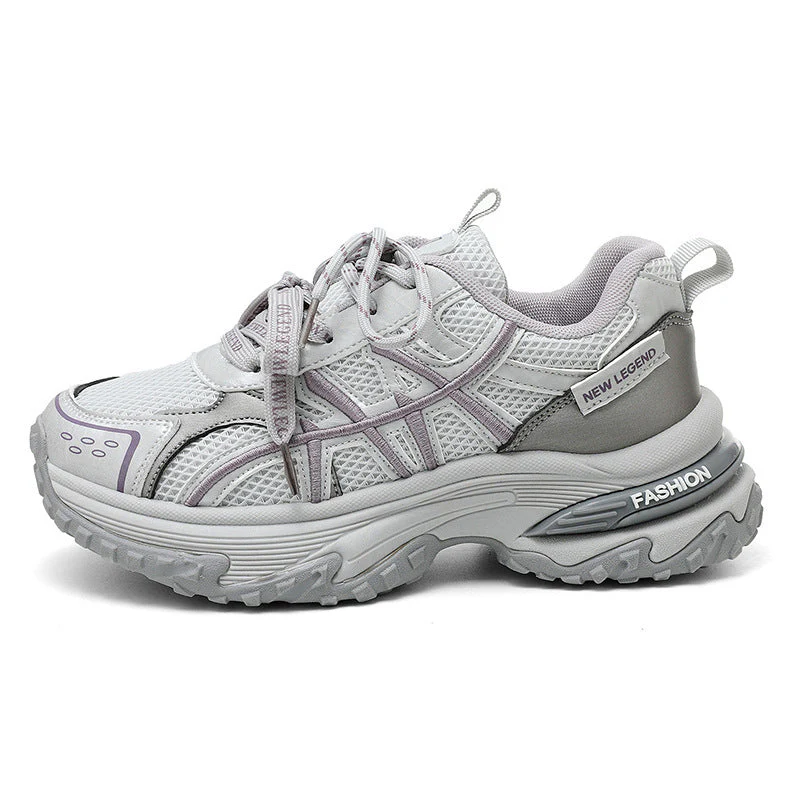 Damen Sportliche Sneakers mit atmungsaktiver Mesh-Oberfläche und stoßdämpfendem Fußbett - Image 6