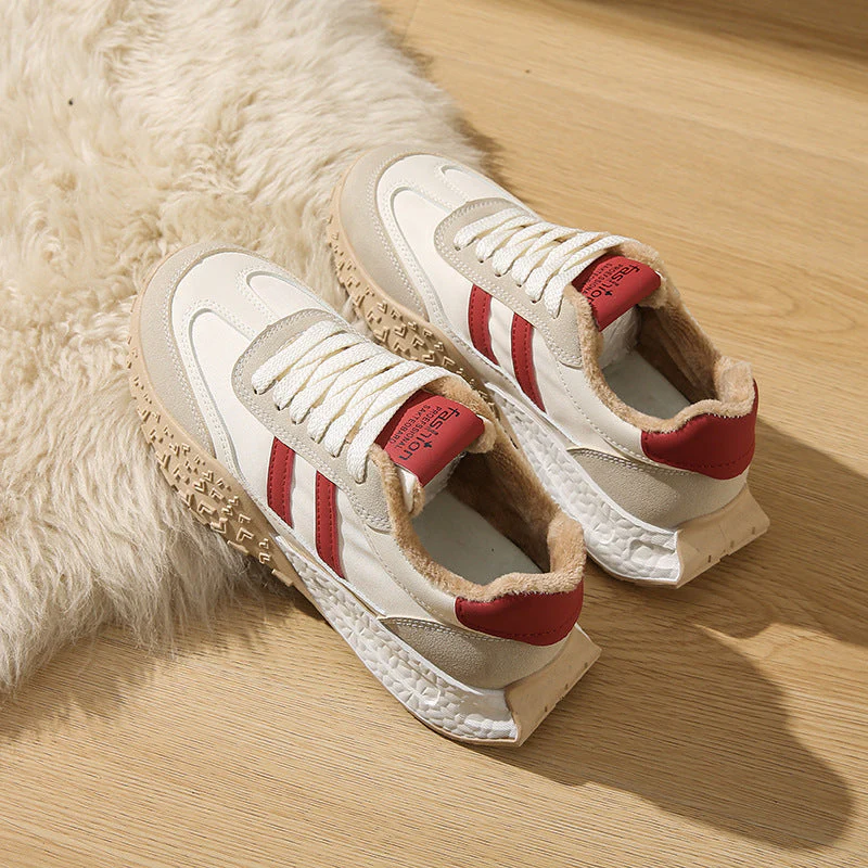 Damen Sportliche Sneakers mit bequemem Fleece-Innenfutter und rutschfester Sohle - Image 5