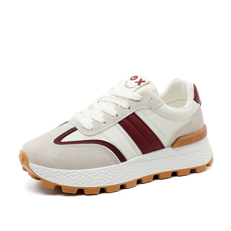 Damen Sportliche Sneakers mit dämpfender Laufsohle und atmungsaktivem Mesh-