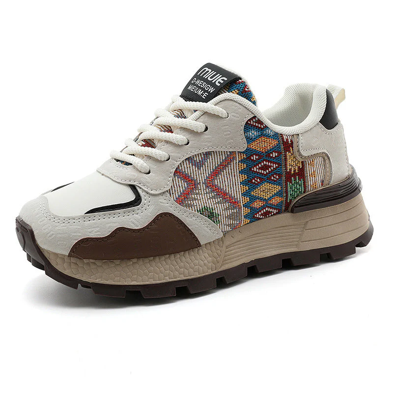 Damen Sportliche Sneakers mit einzigartigem Tribal-Muster und atmungsaktiver Mesh-Oberfläche - Image 4