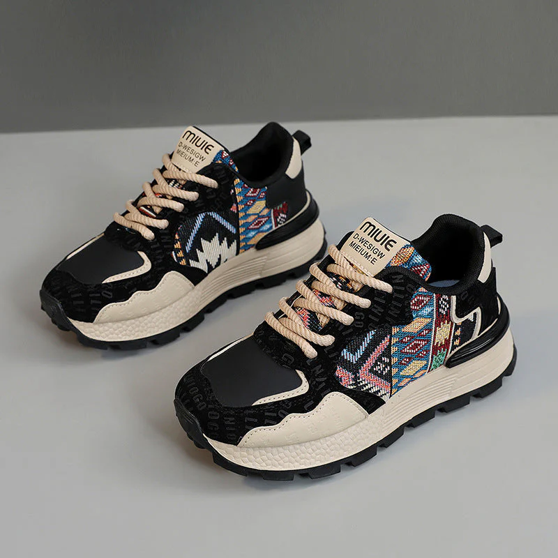Damen Sportliche Sneakers mit einzigartigem Tribal-Muster und atmungsaktiver Mesh-Oberfläche - Image 5