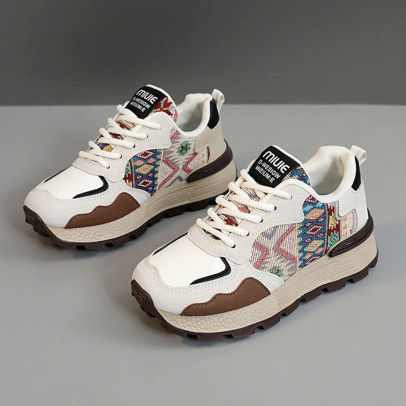 Damen Sportliche Sneakers mit einzigartigem Tribal-Muster und atmungsaktiver Mesh-Oberfläche - Image 6