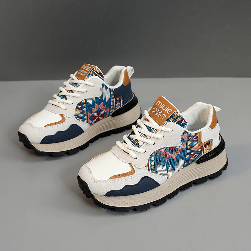 Damen Sportliche Sneakers mit einzigartigem Tribal-Muster und atmungsaktiver Mesh-Oberfläche - Image 7