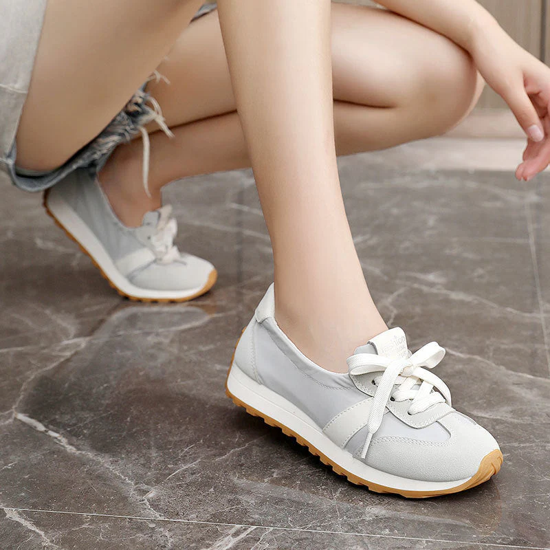 Damen Sportliche Sneakers mit elastischem Einstieg und dämpfender Laufsohle - Image 3