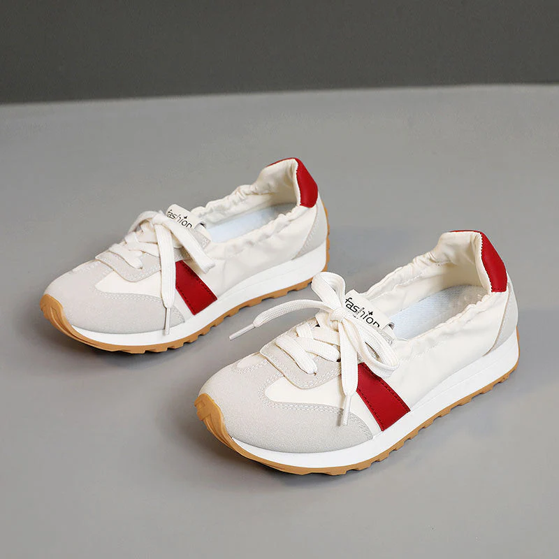 Damen Sportliche Sneakers mit elastischem Einstieg und dämpfender Laufsohle - Image 6
