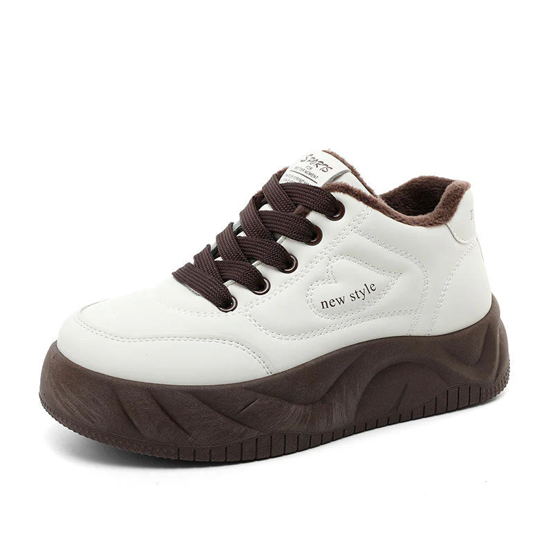 Damen Sportliche Sneakers mit flauschigem Innenfutter - Image 4