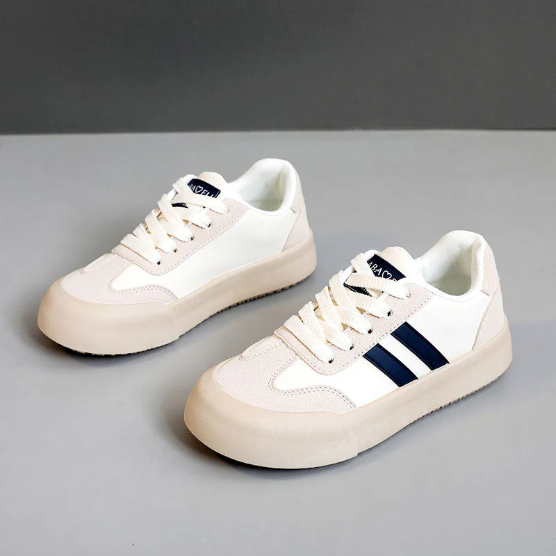 Damen Sportliche Sneakers mit flexibler Gummisohle und atmungsaktivem Obermaterial