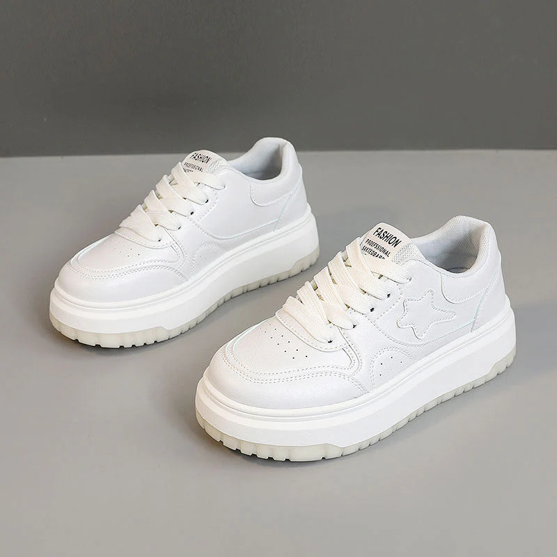 Damen Sportliche Sneakers mit hohem Plateau und atmungsaktivem Obermaterial - Image 6