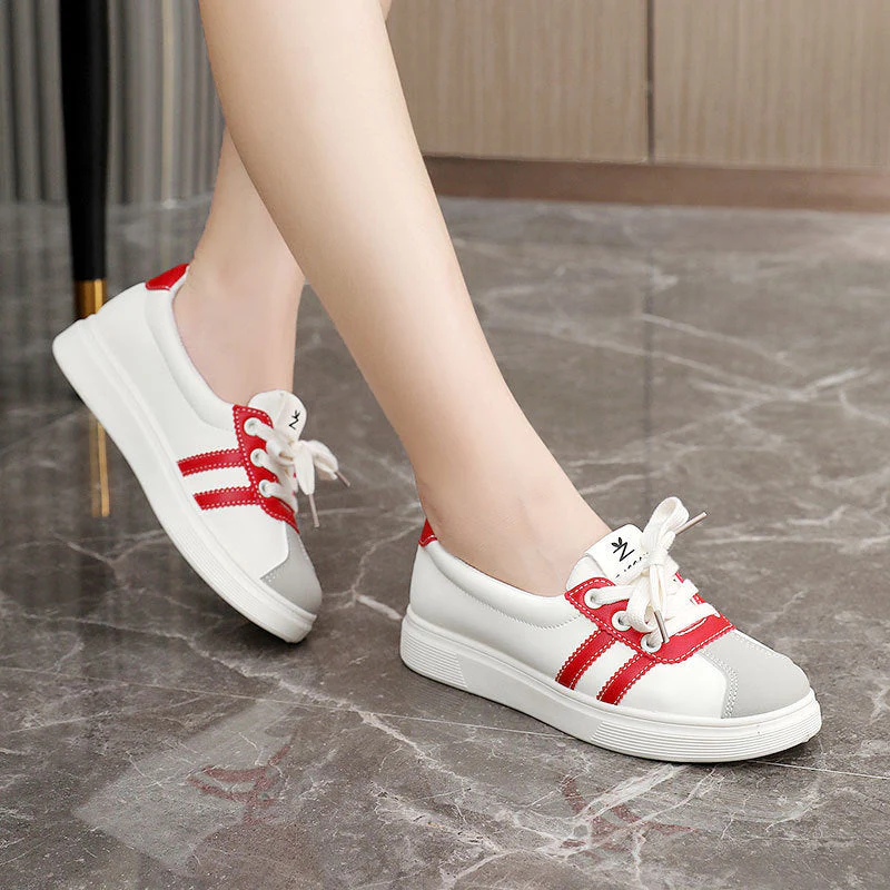 Damen Sportliche Sneakers mit reflektierendem Obermaterial und gepolsterter Innensohle - Image 3