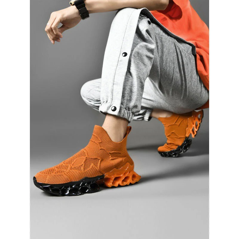 Damen Sportliche Strick-Sneaker mit rutschfester Sohle und innovativer Dämpfungstechnologie - Image 3