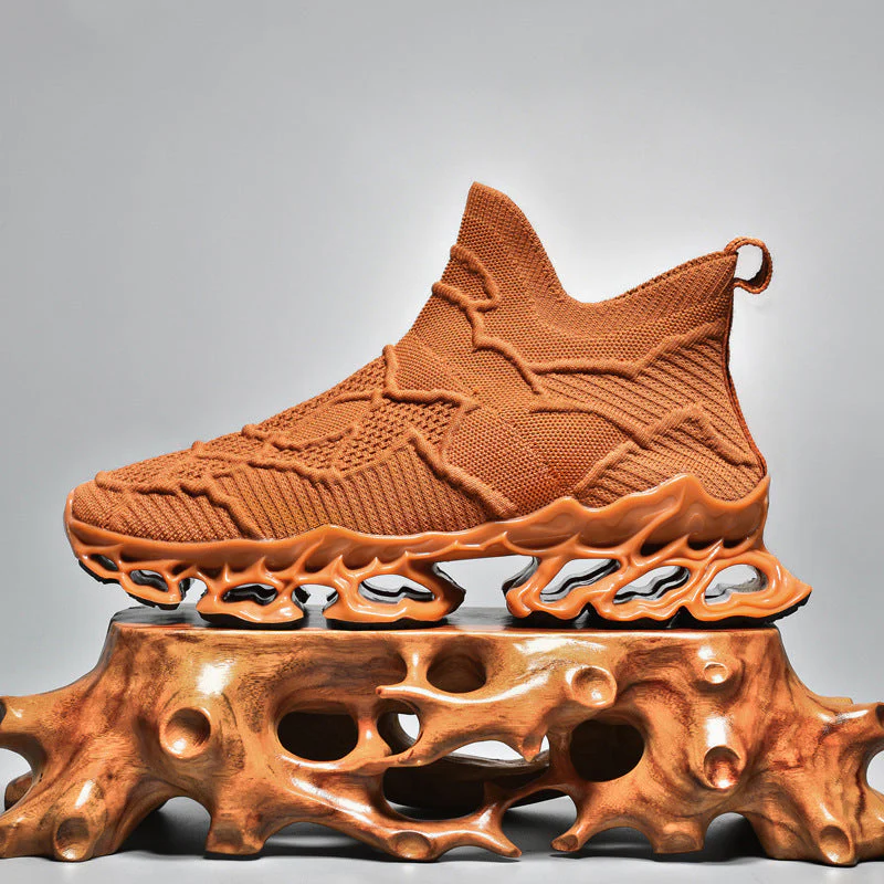 Damen Sportliche Strick-Sneaker mit rutschfester Sohle und innovativer Dämpfungstechnologie - Image 5