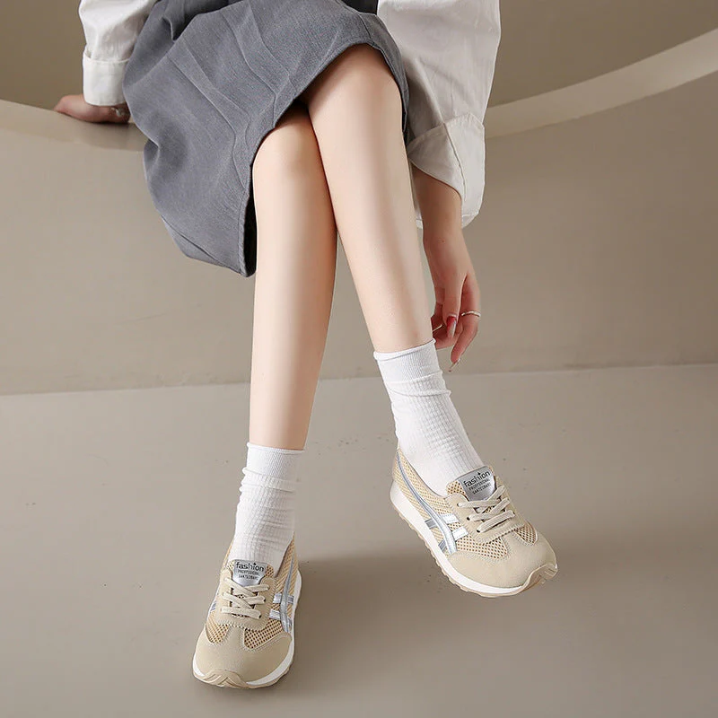 Damen Sportliche und atmungsaktive Sneakers mit elastischem Mesh-Obermaterial - Image 3