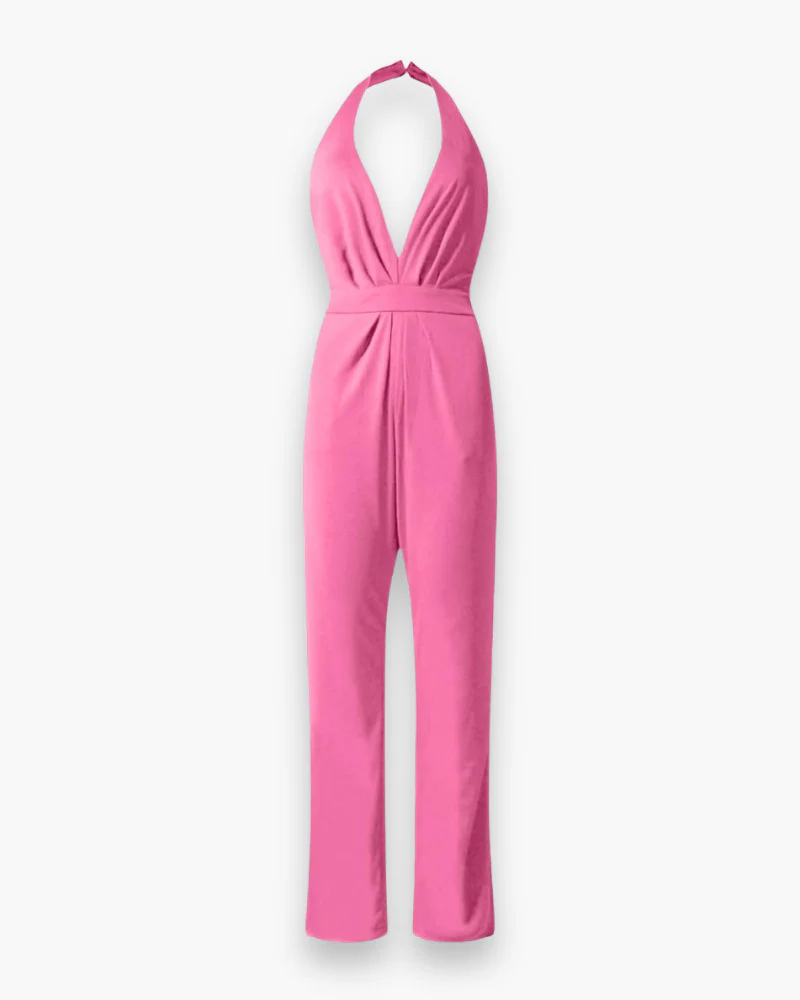 Damen Stilvoll Tief Schnitt Jumpsuit | Elegante - Image 8