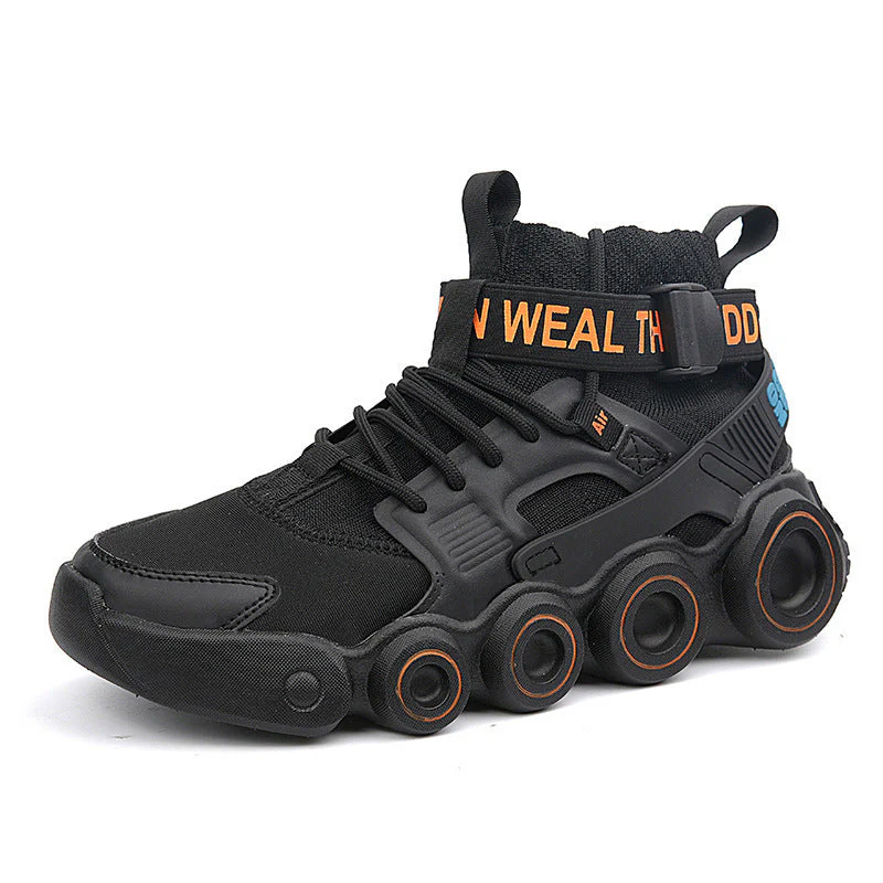 Damen Streetwear High-Top Sneakers mit innovativem Riemensystem - Image 6