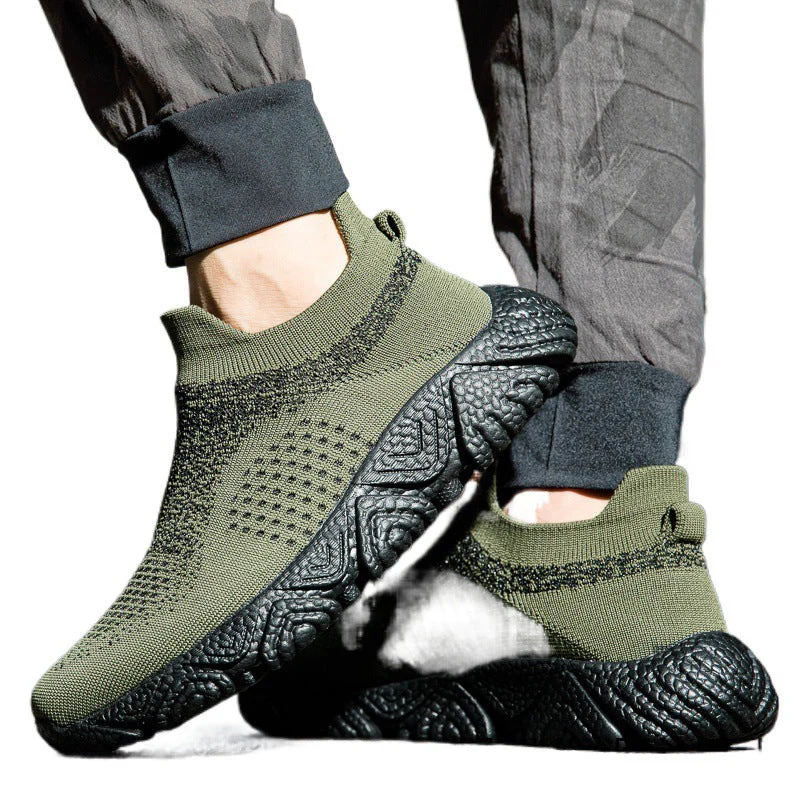 Damen Strick-Sneaker mit hohem Kragen und rutschfester Sohle - Image 2