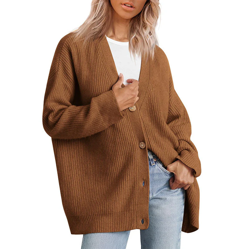 Damen-Strickjacke in Übergrößer | Gestreift - Image 11