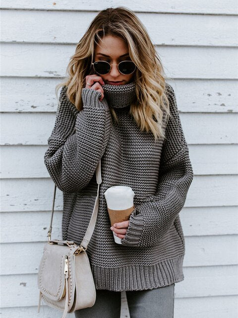 Damen Strickpullover mit Rollkragen - Image 4